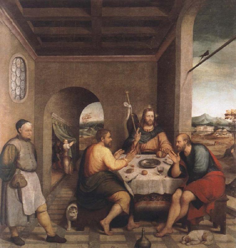 Jacopo Bassano The meal in Emmaus China oil painting art